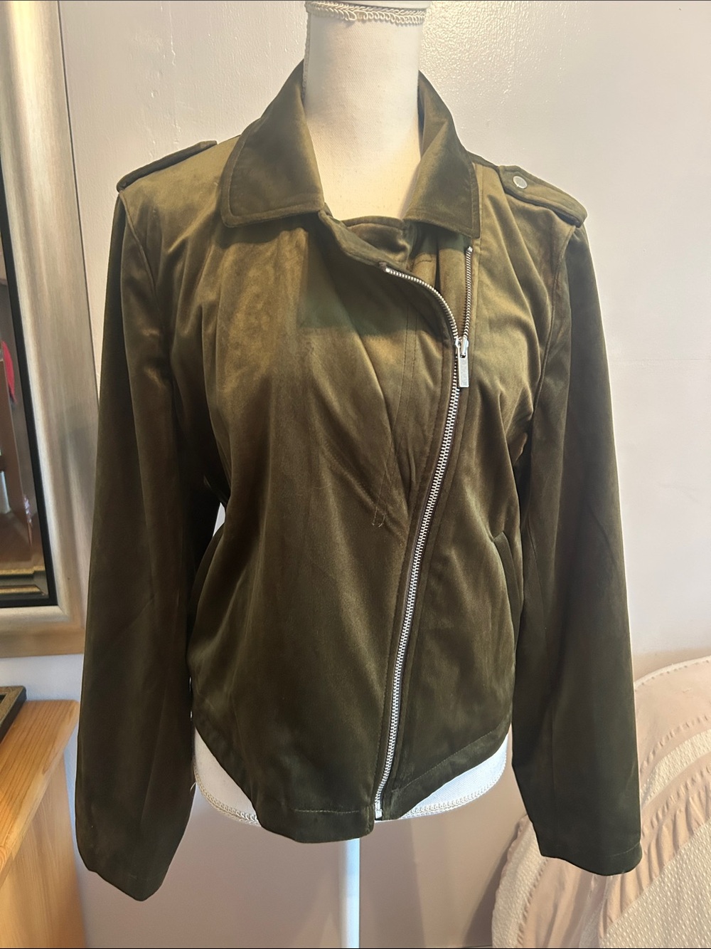 Lauren Conrad Velvet Like Jacket